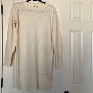 Roolee Cream Sweater Dress